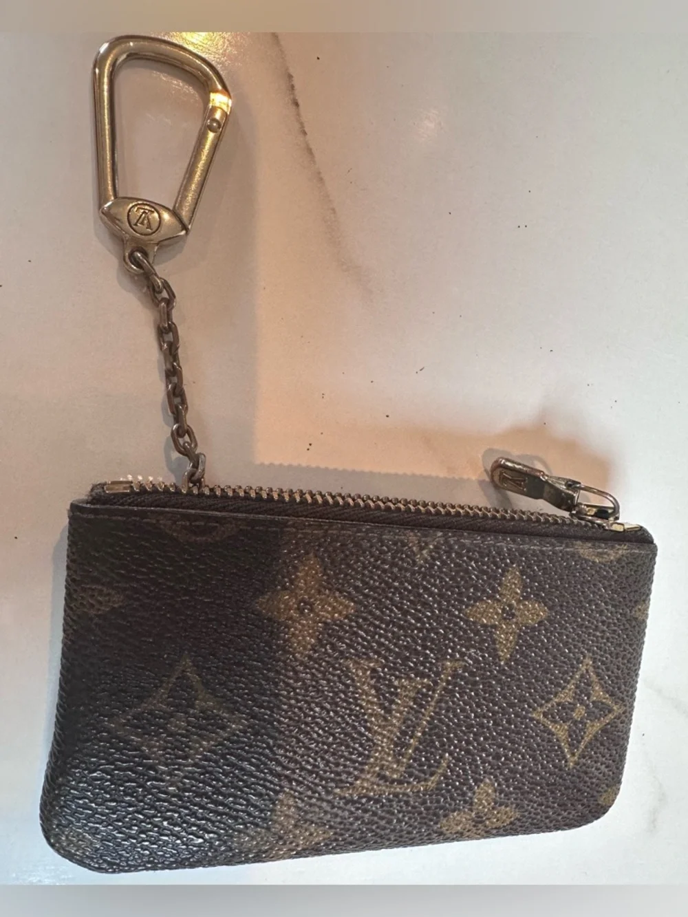 Louis Vuitton Monogram Pochette Cles Coin case